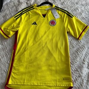 Adidas Kids Yellow Soccer Jersey